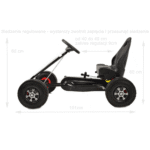 Gokart Na Pedały Biały 2032B - obrazek 8