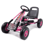 Gokart Na Pedały Różowy A-15 - obrazek 2