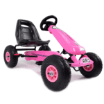 Gokart Na Pedały Różowy Hp003