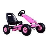 Gokart Na Pedały Różowy Hp003 - obrazek 6