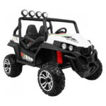 Grand Buggy Strong Lift dla dzieci Biały + Napęd 4x4 + Pilot + Bagażnik + Radio MP3 + LED