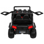 Grand Buggy Strong Lift dla dzieci Biały + Napęd 4x4 + Pilot + Bagażnik + Radio MP3 + LED - obrazek 5