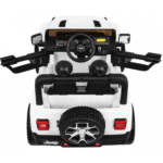 Jeep Wrangler Rubicon na akumulator dla dzieci Biały + Pilot + Radio MP3 LED + Koła EVA - obrazek 7