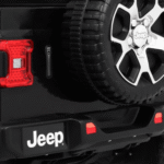 Jeep Wrangler Rubicon na akumulator dla dzieci Czarny + Pilot + Radio MP3 LED + Koła EVA - obrazek 11