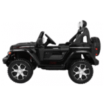 Jeep Wrangler Rubicon na akumulator dla dzieci Czarny + Pilot + Radio MP3 LED + Koła EVA - obrazek 8