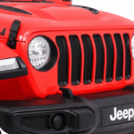 Jeep Wrangler Rubicon na akumulator dla dzieci Czerwony + Pilot + Radio MP3 LED + Koła EVA - obrazek 10