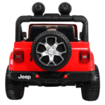 Jeep Wrangler Rubicon na akumulator dla dzieci Czerwony + Pilot + Radio MP3 LED + Koła EVA - obrazek 6