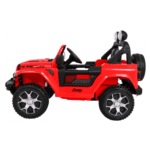 Jeep Wrangler Rubicon na akumulator dla dzieci Czerwony + Pilot + Radio MP3 LED + Koła EVA - obrazek 8