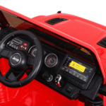 Jeep Wrangler Rubicon na akumulator dla dzieci Czerwony + Pilot + Radio MP3 LED + Koła EVA - obrazek 9