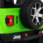 Jeep Wrangler Rubicon na akumulator dla dzieci Zielony + Pilot + Radio MP3 LED + Koła EVA - obrazek 11
