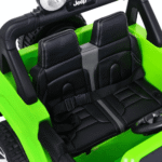 Jeep Wrangler Rubicon na akumulator dla dzieci Zielony + Pilot + Radio MP3 LED + Koła EVA - obrazek 9