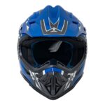 Kask Motocyklowy Enduro Niebieski L - obrazek 5