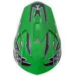 Kask Motocyklowy Enduro Zielony M - obrazek 6