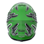 Kask Motocyklowy Enduro Zielony S - obrazek 7