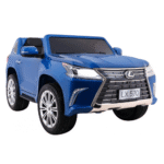 Lexus LX570 Lakierowane Autko dla 2 dzieci Niebieski + Pilot + Koła EVA + Radio MP3 LED