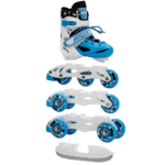 Łyżworolki - Wrotki - Łyżwy 4W1 Enero 30-33 Niebieskie