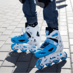 Łyżworolki - Wrotki - Łyżwy 4W1 Enero 30-33 Niebieskie - obrazek 10