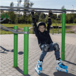 Łyżworolki - Wrotki - Łyżwy 4W1 Enero 30-33 Niebieskie - obrazek 9