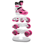 Łyżworolki – Wrotki – Łyżwy 4W1 Enero 30-33 Różowe