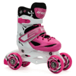 Łyżworolki – Wrotki – Łyżwy 4W1 Enero 30-33 Różowe - obrazek 4