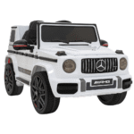 Mercedes AMG G63 dla dzieci Biały + Pilot + MP3 LED + Wolny Start + EVA + Pasy