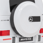 Mercedes AMG G63 dla dzieci Biały + Pilot + MP3 LED + Wolny Start + EVA + Pasy - obrazek 11