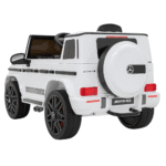 Mercedes AMG G63 dla dzieci Biały + Pilot + MP3 LED + Wolny Start + EVA + Pasy - obrazek 4