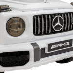 Mercedes AMG G63 dla dzieci Biały + Pilot + MP3 LED + Wolny Start + EVA + Pasy - obrazek 8