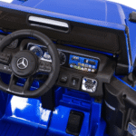 Mercedes AMG G63 dla dzieci Lakier Niebieski + Pilot + MP3 LED + Wolny Start + EVA + Pasy - obrazek 10