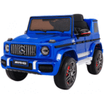 Mercedes AMG G63 dla dzieci Lakier Niebieski + Pilot + MP3 LED + Wolny Start + EVA + Pasy - obrazek 2
