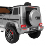 Mercedes AMG G63 dla dzieci Lakier Srebrny + Pilot + MP3 LED + Wolny Start + EVA + Pasy - obrazek 11