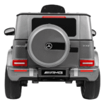 Mercedes AMG G63 dla dzieci Lakier Srebrny + Pilot + MP3 LED + Wolny Start + EVA + Pasy - obrazek 6
