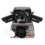 Mercedes AMG G63 dla dzieci Lakier Srebrny + Pilot + MP3 LED + Wolny Start + EVA + Pasy - obrazek 8