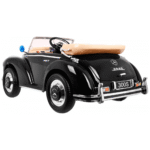 Mercedes Benz 300S Retro dla dzieci Lakier Czarny + Pilot + EVA + Wolny Start + LED MP3 - obrazek 3