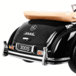 Mercedes Benz 300S Retro dla dzieci Lakier Czarny + Pilot + EVA + Wolny Start + LED MP3 - obrazek 7