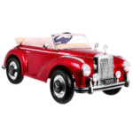 Mercedes Benz 300S Retro dla dzieci Lakier Czerwony + Pilot + EVA + Wolny Start + LED MP3