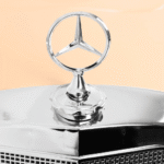 Mercedes Benz 300S Retro dla dzieci Lakier Czerwony + Pilot + EVA + Wolny Start + LED MP3 - obrazek 8