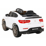 Mercedes Benz GLC63S dla dzieci Biały + Pilot + Napęd 4x4 + MP3 LED + EVA + Wolny Start - obrazek 4
