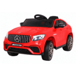 Mercedes Benz GLC63S dla dzieci Czerwony + Pilot + Napęd 4x4 + MP3 LED + EVA + Wolny Start - obrazek 2