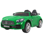 Mercedes-Benz GT R dla dzieci Lakier Zielony + Napęd 4x4 + Nawiew powietrza + Pilot + EVA + MP3 LED - obrazek 2