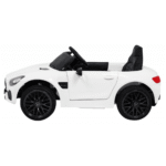 Mercedes Benz GT na akumulator dla dzieci Biały + Pilot + Wolny Start + MP3 LED - obrazek 6