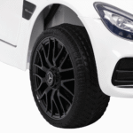 Mercedes Benz GT na akumulator dla dzieci Biały + Pilot + Wolny Start + MP3 LED - obrazek 9