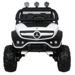 Mercedes Benz Unimog dla dzieci Biały + Napęd 4x4 + Pilot + Bagażnik + Wolny Start + MP3 LED - obrazek 5