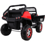 Mercedes Benz Unimog dla dzieci Czerwony + Napęd 4x4 + Pilot + Bagażnik + Wolny Start + MP3 LED - obrazek 3