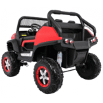 Mercedes Benz Unimog dla dzieci Czerwony + Napęd 4x4 + Pilot + Bagażnik + Wolny Start + MP3 LED - obrazek 4