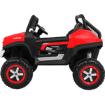 Mercedes Benz Unimog dla dzieci Czerwony + Napęd 4x4 + Pilot + Bagażnik + Wolny Start + MP3 LED - obrazek 7