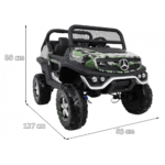 Mercedes Benz Unimog dla dzieci Lakier Moro + Napęd 4x4 + Pilot + Bagażnik + Wolny Start + Radio MP3 + LED - obrazek 12