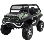 Mercedes Benz Unimog dla dzieci Lakier Moro + Napęd 4x4 + Pilot + Bagażnik + Wolny Start + Radio MP3 + LED - obrazek 2
