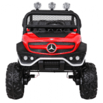 Mercedes Benz Unimog dla dzieci Terenowy Czerwony + Napęd 4x4 + Pilot + Bagażnik + Wolny Start + MP3 LED - obrazek 5