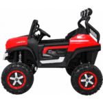 Mercedes Benz Unimog dla dzieci Terenowy Czerwony + Napęd 4x4 + Pilot + Bagażnik + Wolny Start + MP3 LED - obrazek 7